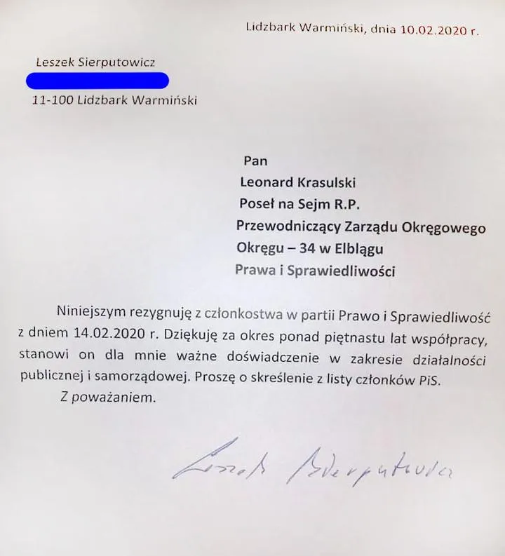 Członkostwo w partii politycznej